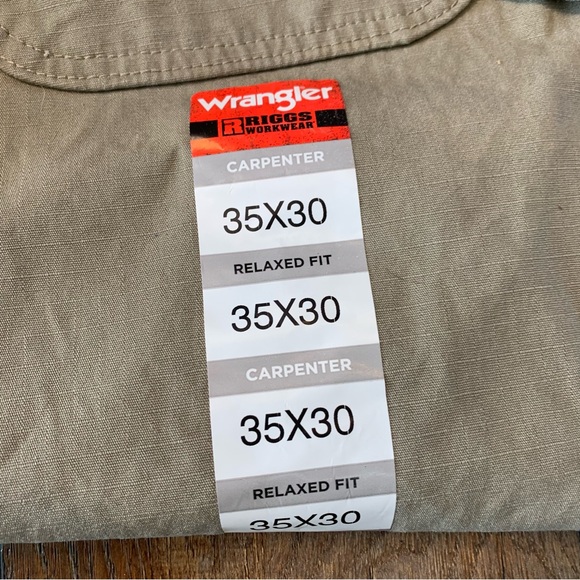 NWT Wrangler RIGGS Carpenter Pants - Picture 7 of 8
